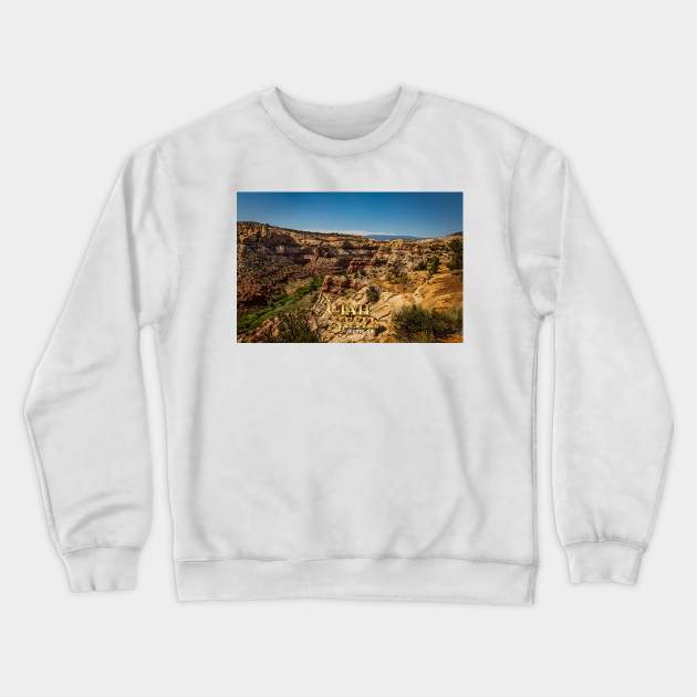 Utah State Route 12 Scenic Drive Crewneck Sweatshirt by Gestalt Imagery